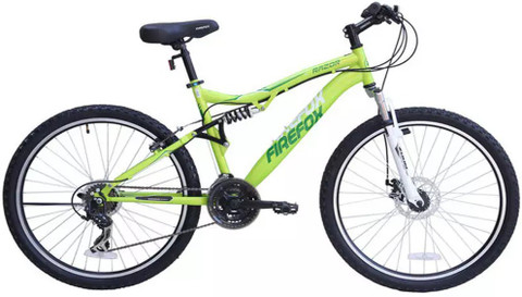 Fat Bike Firefox Cycle 26 Inch FIREFOX Bicycle 26 (Razor 26D) Lime/Wht 26 T  (inch) Mountain Cycle