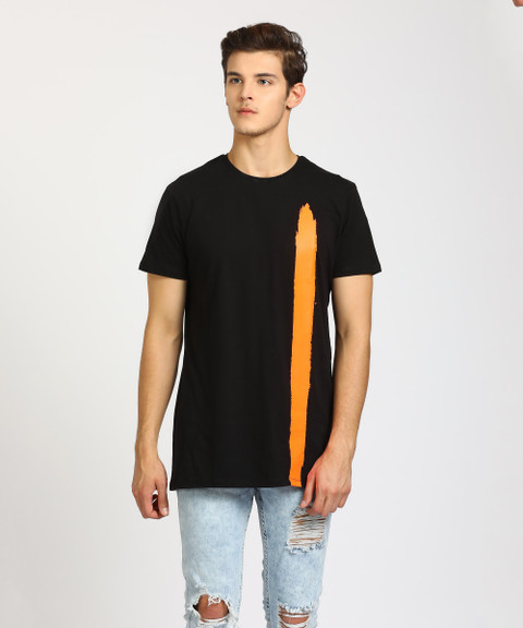 SKULT by Shahid Kapoor Printed Men Round Neck Black T-Shirt Buy