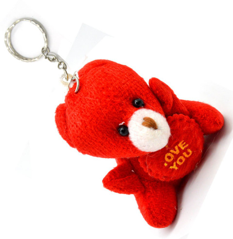faynci I Love You Red Cute Teddy Bear Key Chain for Friendship and  valentine day Gift Key Chain