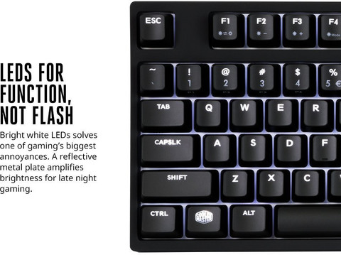 COOLER MASTER MasterKeys Pro L Wired USB Standard Gaming Keyboard