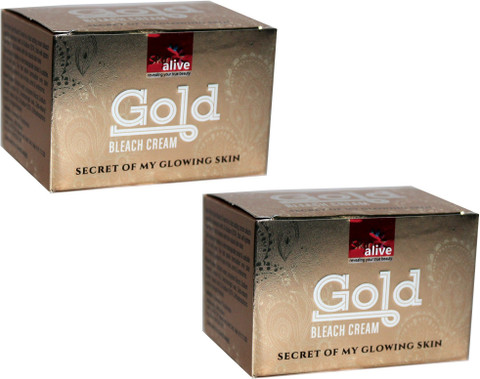 Skin Alive Gold Bleach Cream for Secret For My Glow Skin Price in India
