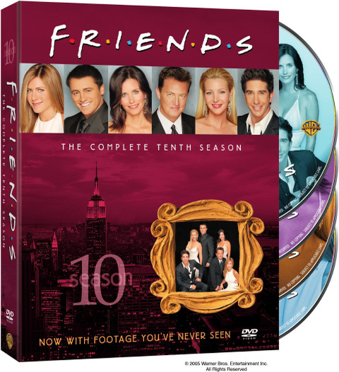 FRIENDS DVD 全10シーズンセット Friends: The Complete Season 10 (4-Disc Box Set) (Fully Packaged