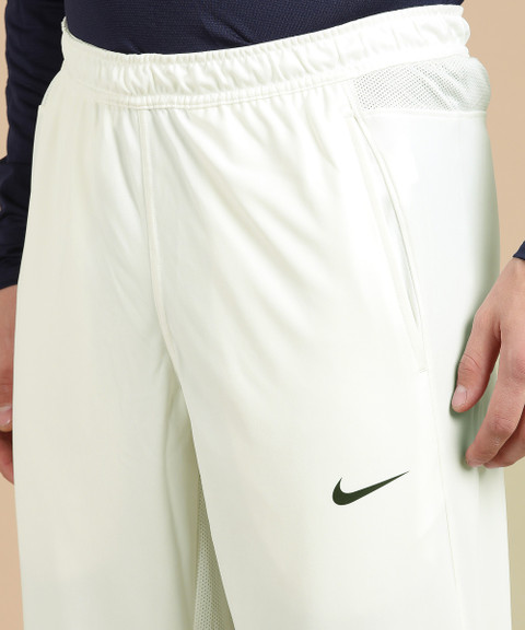 nike cricket white track pants