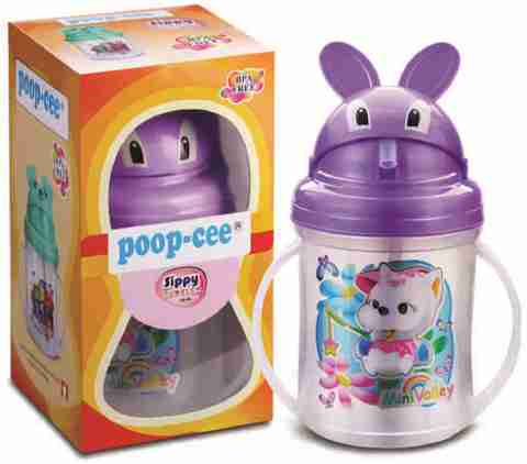 POOP-CEE Sippy Tumbler Cup for Babies with Silicon Straw Price in India ...