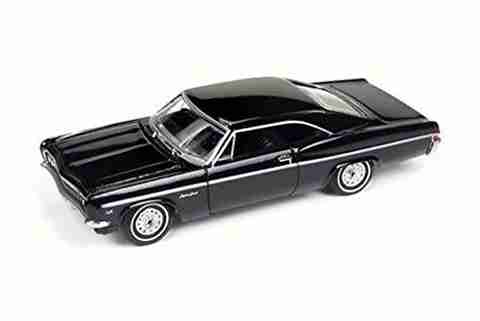 Auto World 1966 Chevy Impala SS, Black - AW64072B 1/64 Scale