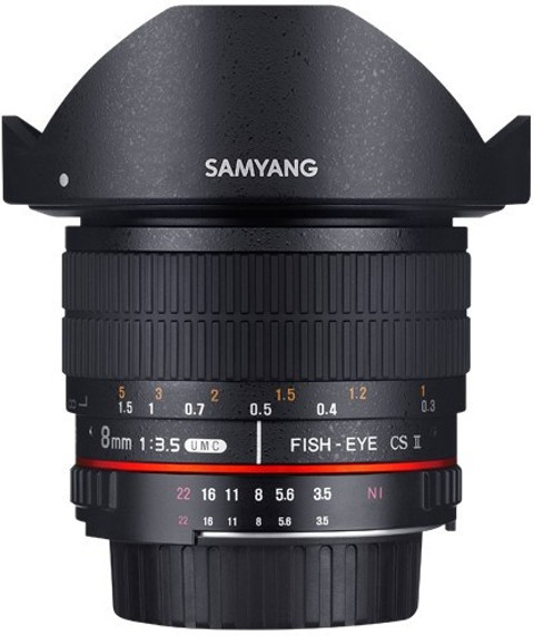 Samyang 8 mm F3.5 UMC Fish-eye CS II Fisheye Prime Lens - Samyang