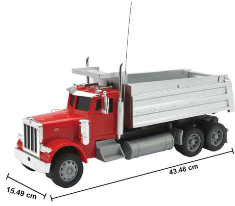 New-Ray Peterbilt 379 Dump Truck with Try Me Sounds