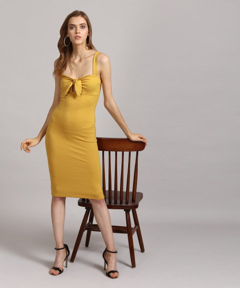 forever 21 yellow bodycon dress Amazon.com: Forever 21 Women's Maxi Dress with Side Ruching Detail and High Neckline, Yellow, S : Clothing, Shoes & Jewelry