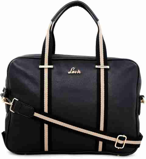 Buy LAVIE Women Black Laptop bag BLACK Online Best Price in