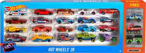 Hot Wheels ミニカー 20台セット !! promo-pack-20-car-pack-1-match