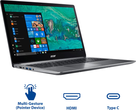 Acer Swift AMD Ryzen Quad Core 2500U (8 GB/1 TB HDD/Windows