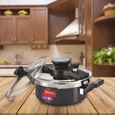 Prestige Clip-On L Outer Lid Induction Bottom Pressure Cooker