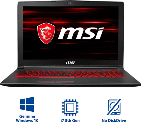 MSI GV Series Intel Core i7 8th Gen 8750H - (16 GB/1 TB HDD/128 GB