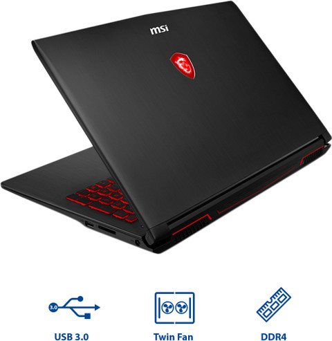 MSI GV Series Intel Core i7 8th Gen 8750H - (16 GB/1 TB HDD/128 GB