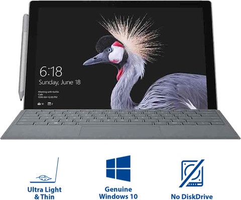 MICROSOFT Surface Pro Intel Core m3 7th Gen 7Y30 - (4 GB/128 GB