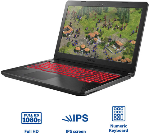 ASUS TUF Intel Core i5 8th Gen 8300H (8 GB/1 TB HDD/128 GB SSD/Windows 10  Home/4 GB Graphics/NVIDIA GeForce GTX 1050) FX504GD-E4363T Gaming Laptop