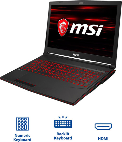 MSI GL Series Intel Core i5 8th Gen 8300H - (8 GB/1 TB HDD/Windows