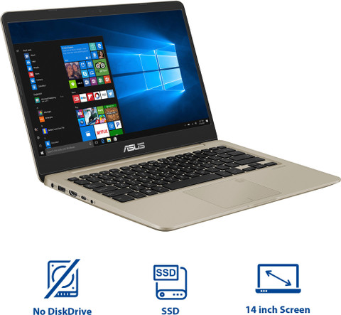 ASUS VivoBook S14 Intel Core i5 8th Gen 8250U - (8 GB/1 TB HDD/256