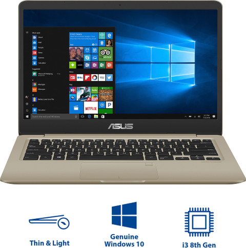 Windowsノート本体 #380 ASUS vivobook S14 i3-8130U 8GB 128G 380