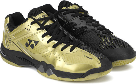 YONEX SRCP 02 Badminton Shoes For Men - Buy GOLD, BLACK