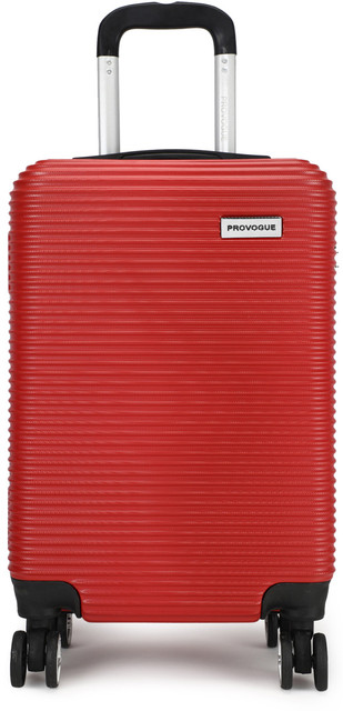 PROVOGUE ABS Luggage Bag Cabin Suitcase Wheels 20 inch Red