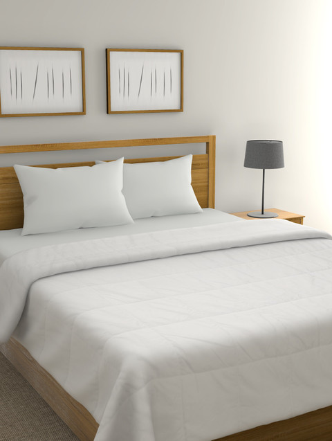 Microfiber Quilt Raymond Home Solid Double Comforter Raymond Home