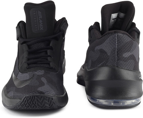 nike men's air max infuriate mid premium basketball shoes