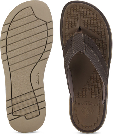 CLARKS Men Slippers Buy Dark Brown Color CLARKS Men Slippers