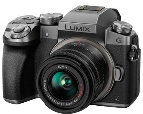 Panasonic 4K G Series Lumix G7 Mirrorless Camera with 14-42 Lens
