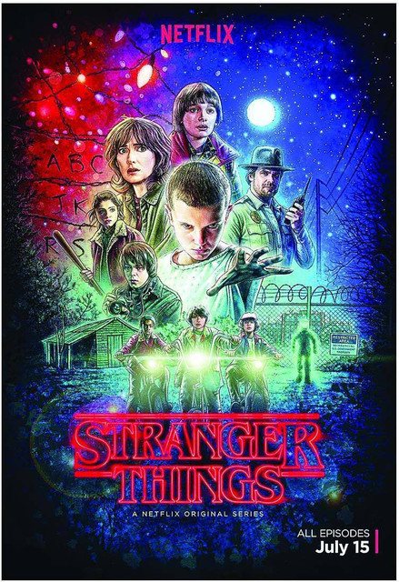 Netflixオリジナルシリーズ『STRANGER THINGS』ポスター。 POSTER