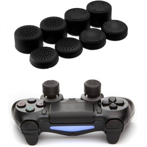 microware Silicone Controller Analog Grips Thumbstick Cover For PS4/PS3  Thumb Grip For PlayStation Game Accessories Replacement (8pcs) Gaming