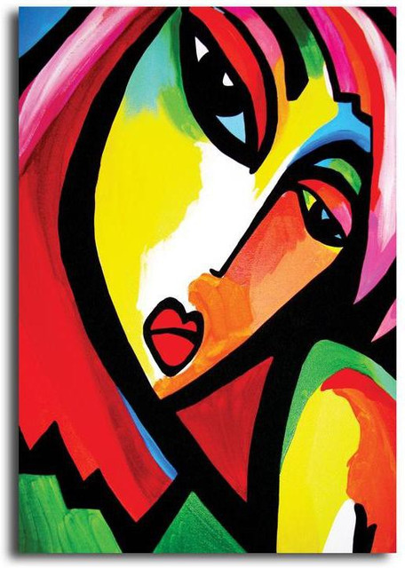 PIXELARTZ Canvas Painting - Abstract Canvas Art - Without Frame