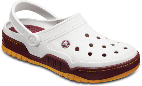 CROCS Front Court Men Clogs - Buy White Color CROCS Front Court