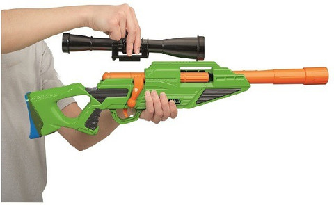 Buzz Bee Air Warriors Carnivore Gun with Bolt Action Blasting Toy
