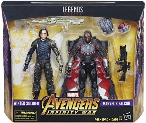 MARVEL Legends Series 6-inch Winter Soldier & Falcon Figure 2-Pack