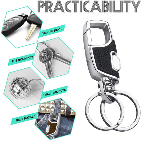 DOCOSS Pack Of 2-Metal Antique Key chains for Stylish Men Girls - Main Image