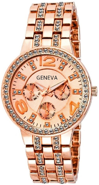 Geneva Rose Gold Girl's Watch Analog Watch For Women Buy