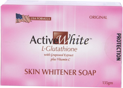 Active White Original L- Glutathione With Grapeseed Extract Plus Vitamin C  Skin Whitening Soap- 135 gm - Price in India, Buy Active White Original L-  Glutathione With Grapeseed Extract Plus Vitamin C