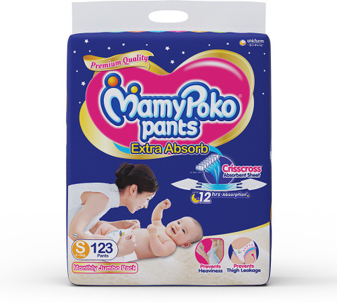 MamyPoko Pants Extra Absorb Diapers S
