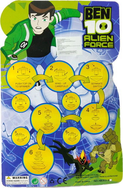 ClueSteps ClueSteps Bey Blade Ben 10 Alien Force Active Top Super - Main Image