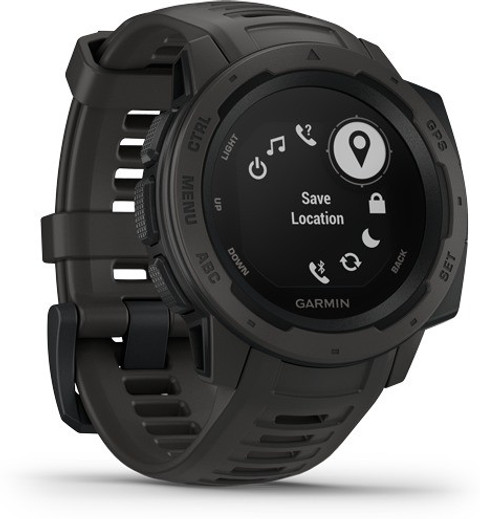 GARMIN Instinct Rugged Outdoor GPS Watch, Monitors Heart Rate
