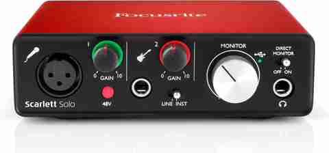 DTM・DAW Focusrite Scarlett Solo gen 2nd Focusrite Scarlett Solo USB Audio Interface : Amazon.in