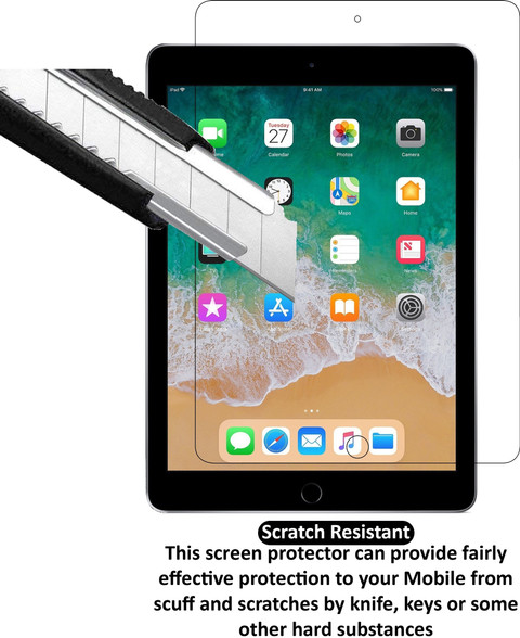 TOUGH SHIELD Tempered Glass Guard for Apple iPad Air/Air Screen Size)