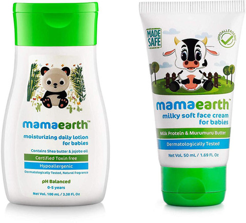 Mamaearth Moisturizing Daily Lotion for Babies Milky Soft