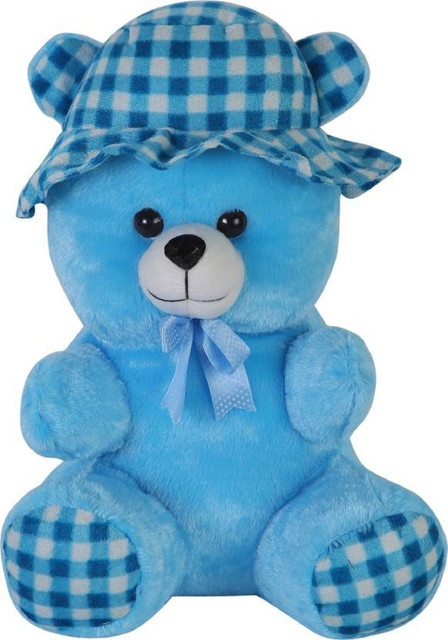 Giftee SOFT SKY BLUE CAP TEDDY BEAR 50 cm