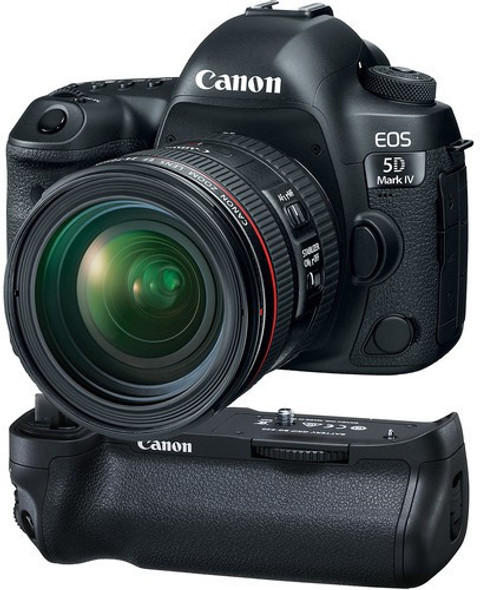 Canon EOS 5D Mark IV DSLR Camera Body with EF-24-70mm f/4L IS USM