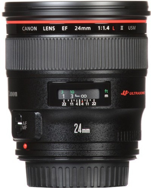 【良品】CANON EF24mm F1.4L II USM Canon EF24mm f/1.4L II USM Wide-angle Prime Lens - Canon