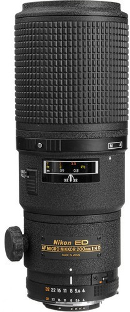 NIKON AF Micro-Nikkor 200mm f/4D IF-ED Telephoto Zoom Lens
