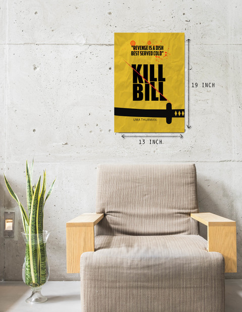 Kill Bill Poster for Room & Office (13 inch X 19 inch
