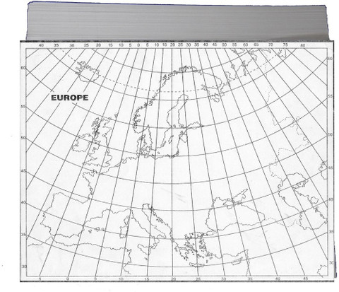 europe physical map printable